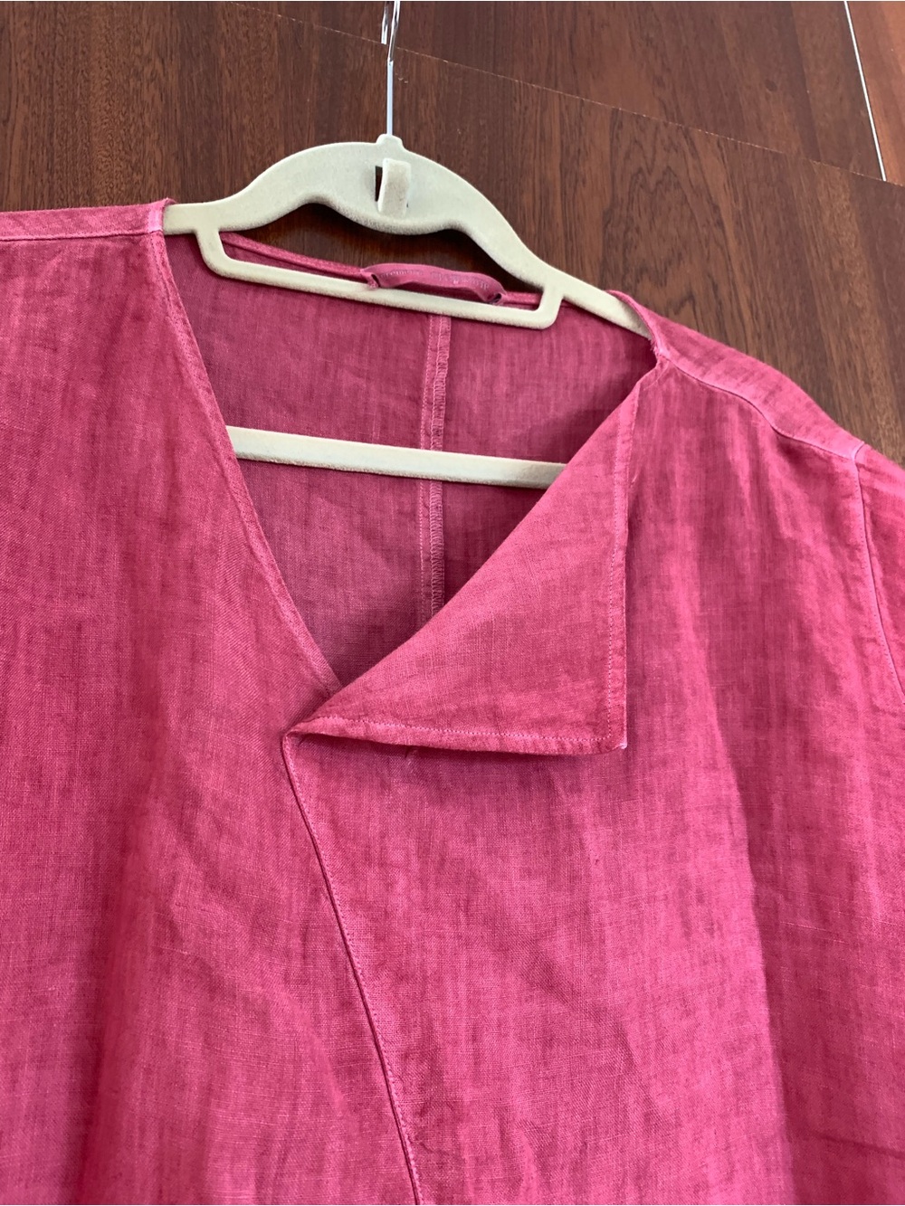 Elemente Clemente Linen Midi Dress In Rose View 4